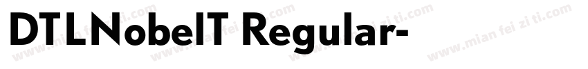DTLNobelT Regular字体转换